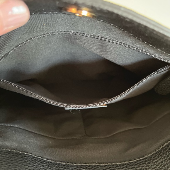 14th & Union Black Faux Leather Crossbody or Shoulder Bag - Picture 4 of 12